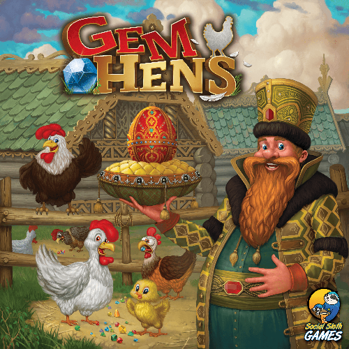 GEM HENS (Retail Edition) Retail Board Game Grey Fox Games KS001048A