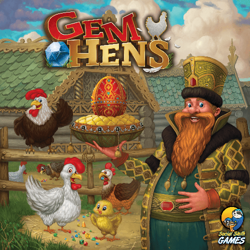 Gem Hens (Retail Edition) Retail Board Game Grey Fox Games KS001048A