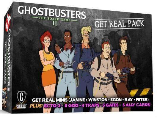 Ghostbusters II：獲取Real Pack（Kickstarter Special）Kickstarter棋盤遊戲擴展 Cryptozoic Entertainment