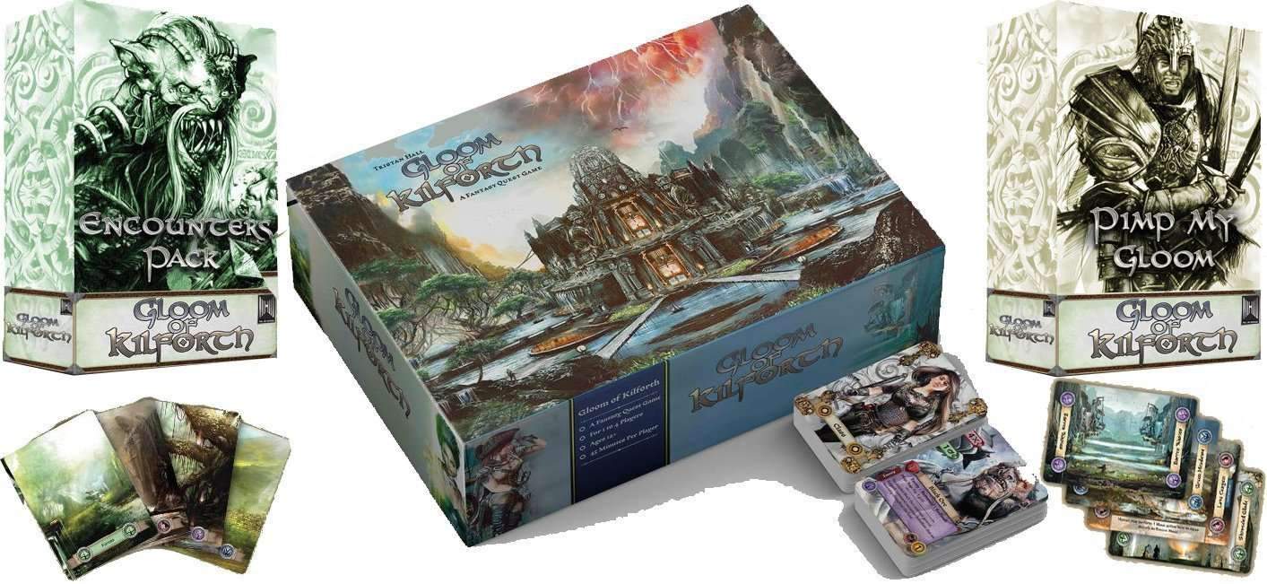 Gloom of Kilforth plus uitbreidingen (Kickstarter pre-order special) Kickstarter Board Game Hall or Nothing Productions