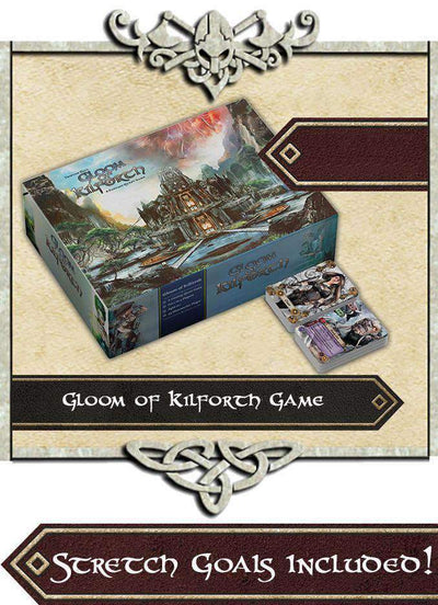 Glom of Kilforth Plus Expansions (Kickstarter Pre-Order Special) Juego de mesa de Kickstarter Hall or Nothing Productions