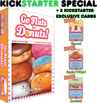 Mene muttereille munkkeille! (Kickstarter Special) Kickstarter -korttipeli Daily Magic Games