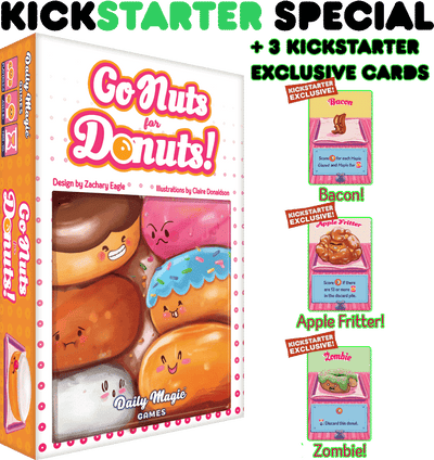 Gå nødder til donuts! (Kickstarter Special) Kickstarter -kortspil Daily Magic Games