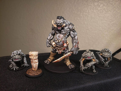 GodTear:Halftusk、Stonekin Isle&Froglodytesの監視員(小売版)小売ボードゲーム拡張 Steamforged Games 5060453693421 KS800691A