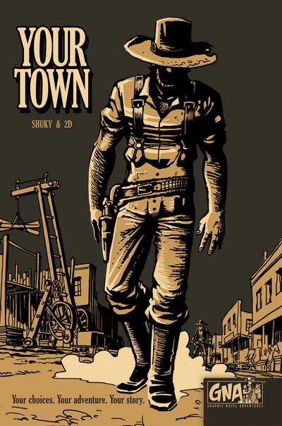 Graphic Novel Adventures: Your Town (Retail Edition) Retail -Brettspiel Van Ryder Games 9780999769836 KS800695a