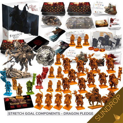 Great Wall: Συλλέκτες Dragon All-In Pledge Plus Sundrop Precated Miniatures (Kickstarter Special)