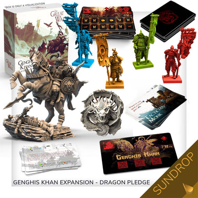 Upea seinä: Dragon Collectors All-In Pledge Plus Sundrop Esikarvaiset miniatyyrit (Kickstarter Special)