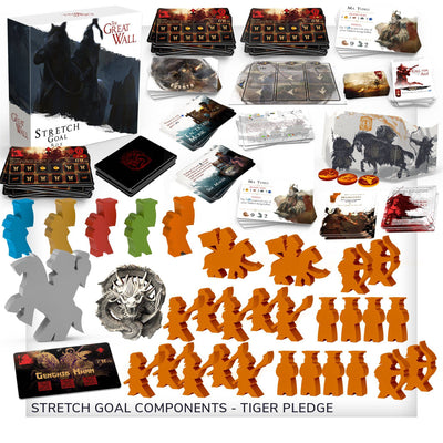 长城：Tiger Gameplay全in Pledge Plus Deluxe Meeples（Kickstarter Special）