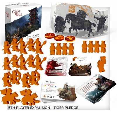 Great Wall: Tiger Gameplay All-In Pledge Plus Deluxe Meeples (Kickstarter Special)