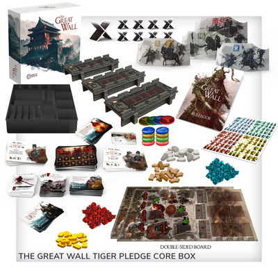 Great Wall: Tiger Gameplay All-In Pledge Plus Deluxe Meeples (Kickstarter Special)