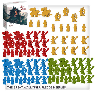 Great Wall: Tiger Gameplay All-In Pled Plus Deluxe Meeples (Kickstarter Special)
