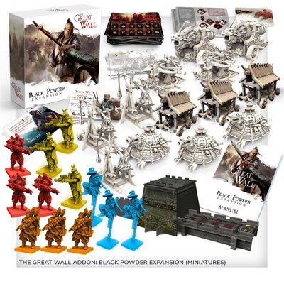 Nagy fal: Tiger játékmenet All-in Pledge Plus Deluxe Meeples (Kickstarter Special)