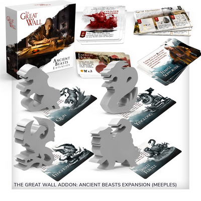 Great Wall: Tiger Gameplay Alling Pledge Plus Deluxe Meeples (Kickstarter Special)