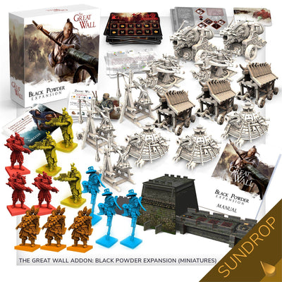 Great Wall: Dragon Gameplay All-In Pledge Plus Sundrop vooraf geschokte miniaturen (Kickstarter Pre-Order Special) Kickstarter Board Game Awaken Realms KS001007D