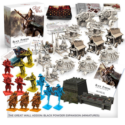 Große Wand: Dragon Gameplay All-In Pledge plus unbemalte Miniaturen (Kickstarter vorbestellt Special) Kickstarter-Brettspiel Awaken Realms KS001007C