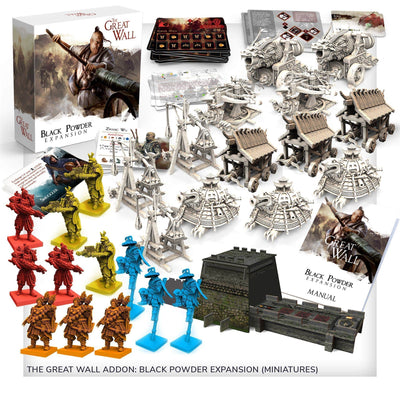 Great Wall: Dragon Gameplay All-In Delge Plus Miniatures sin pintar (Kickstarter Pre-Order Special) Juego de mesa Kickstarter Awaken Realms KS001007C