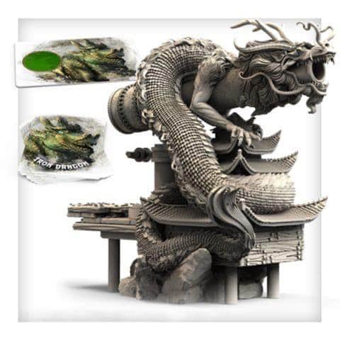 Great Wall: Iron Dragon Expansion (Retail Pré-encomend Edition) Kickstarter Board Game Expansion Awaken Realms KS001007F
