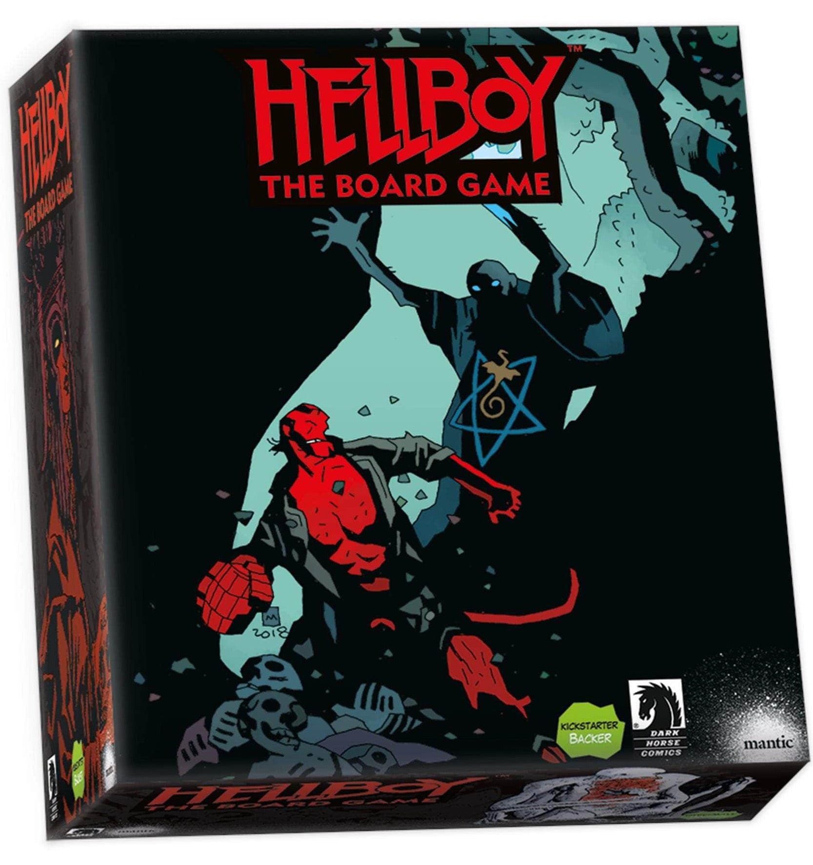 Hellboy: The Board Game - حزمة Pledge of Doom (الطلب المسبق الخاص بـ Kickstarter) توسيع لعبة Kickstarter Board Mantic Games KS001139A