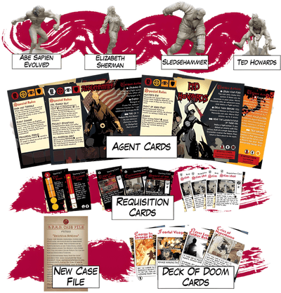 Hellboy: The Board Game - Promedge of Doom Expansions Bundle (Kickstarter Pre -Order Special) Expansión del juego de mesa de Kickstarter Mantic Games KS001139A