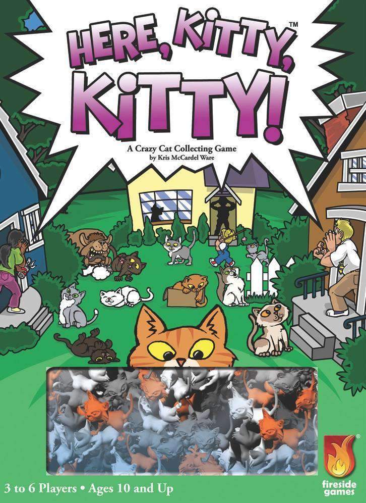 Her, Kitty, Kitty! Detailbestyrelsesspil Fireside Games