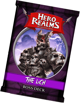 Hero Realms: Boss Deck - Lich Retail Board Game Supplemento White Wizard Games