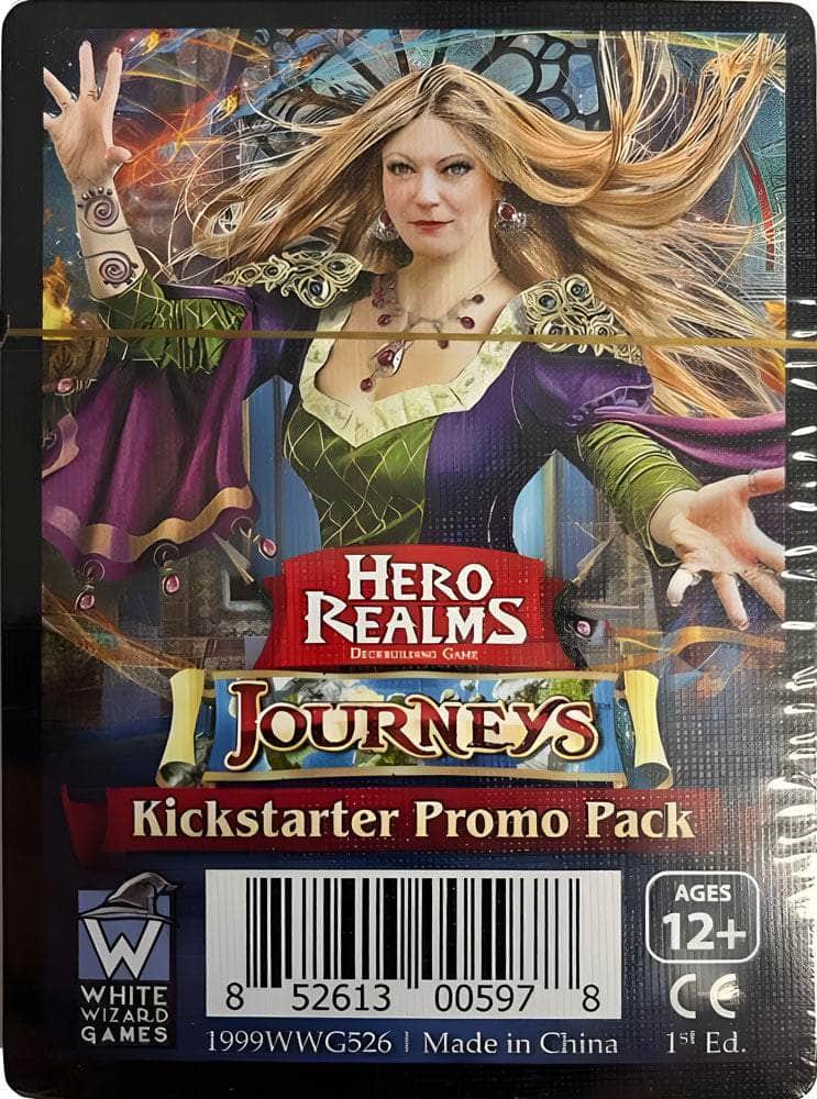 Hero Realms: Journeyys Promo Pack Bundle (Kickstarter Special) Expansão do jogo de cartas do Kickstarter White Wizard Games KS000066G