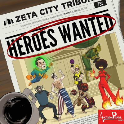 Heroes Wanted (Kickstarter Special) Kickstarter Board Game Action Phase Games KS800097A