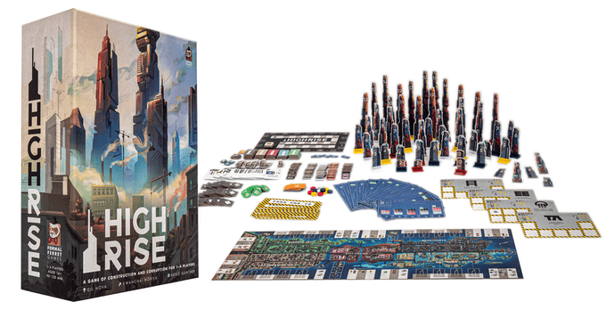 High Rise: The UltraPlastic Edition Works Pledge Bundle (Kickstarter förbeställning Special) Kickstarter Board Game Formal Ferret Games KS001058A