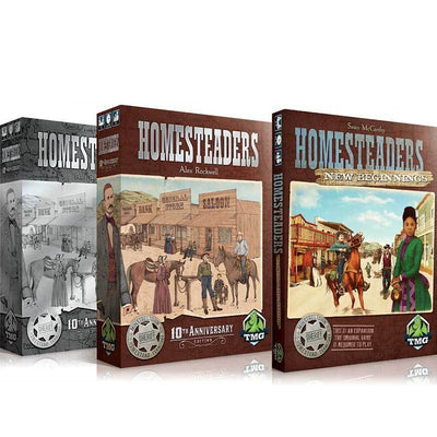 إصدار الذكرى السنوية العاشرة لـ Homesteaders بالإضافة إلى توسيع البدايات الجديدة (طلب خاص للطلب المسبق من Kickstarter) Tasty Minstrel Games