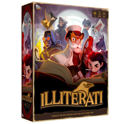 Illiterati: Deluxe Edition Bundle (Kickstarter Pre-Order Special) Kickstarter Board Game Gap Closer Games KS001227A