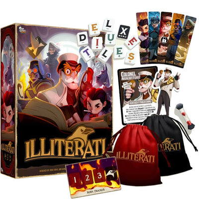 Illiterati: Deluxe Edition Bundle (Kickstarter Pre-Order Special) Kickstarter Board Game Gap Closer Games KS001227A