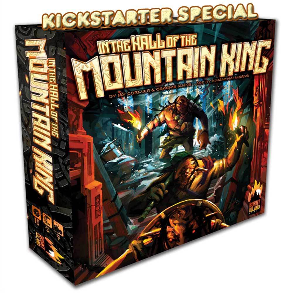 在山区国王大厅：豪华版（Kickstarter预购特别节目）Kickstarter棋盘游戏 Burnt Island Games KS000929A
