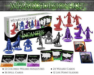 Incantris: Wizard Design Kit KS Exclusieve (Kickstarter Special) Kickstarter -game -uitbreiding RAINN Studios