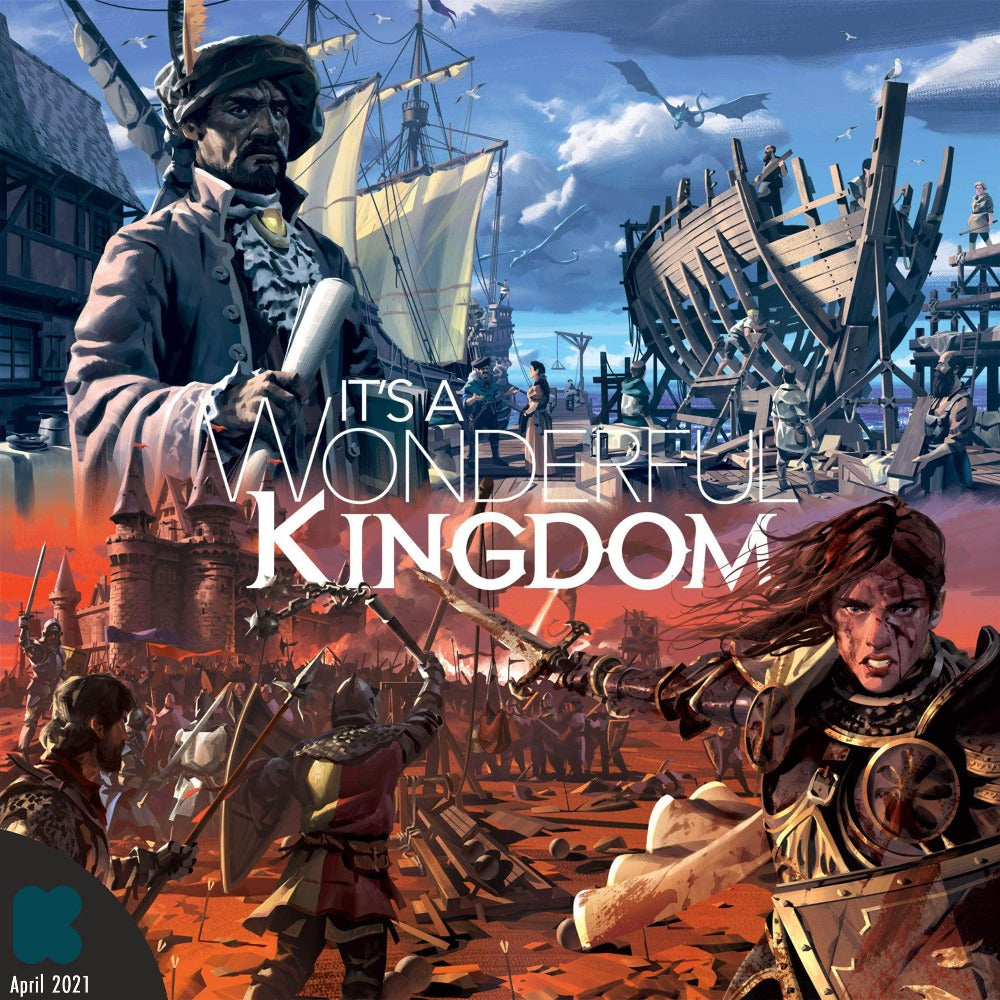 그것은 훌륭한 왕국 : Legends Edition (킥 스타터 스페셜) 킥 스타터 보드 게임 La Boite de Jeu KS001288a