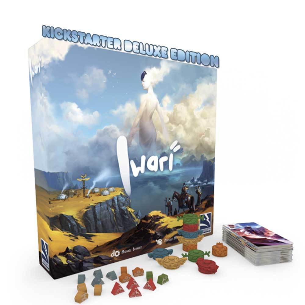 Iwari: حزمة الإصدار الفاخر (الطلب المسبق الخاص بـ Kickstarter) من لعبة Kickstarter Board GateOnGames KS000930A