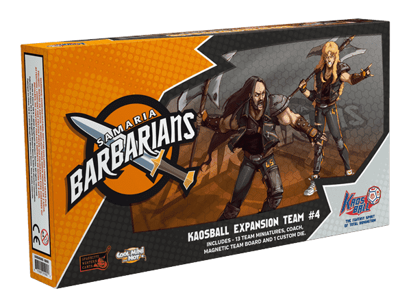 Kaosball: Samaria Barbarians การขยายเกมกระดานค้าปลีก CMON ถูก จำกัด