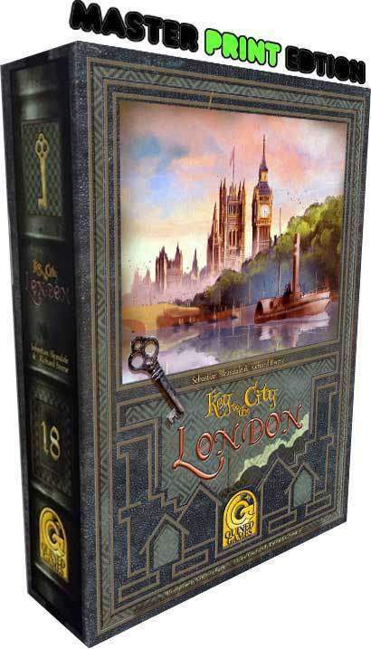 城市的鑰匙：倫敦（Master Print Edition＃18）零售棋盤遊戲 R&D Games