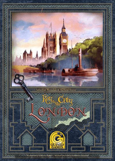 城市的钥匙：伦敦（Master Print Edition＃18）零售棋盘游戏 R&amp;D Games
