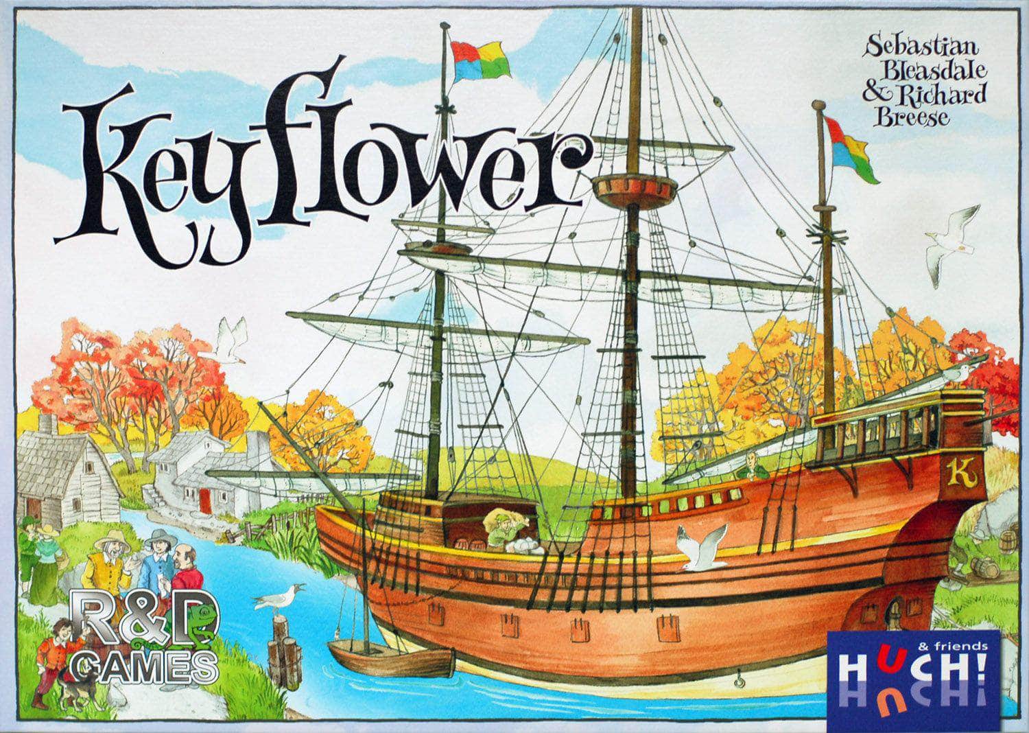 Keyflower: Core Game Plus Stretch Goles (Kickstarter Special) Jogo de tabuleiro Kickstarter R&D Games, Czacha Games, Ediciones Masqueoca, Foxmind, Game Harbor, Game Salute, Gigamic, Huch!, Quined Games KS800020A