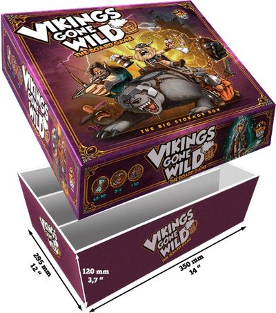 Kickstarter Vikings Gone Wild: Big Storage Box (Kickstarter Special) Kickstarter Brettspielzubehör Corax Games