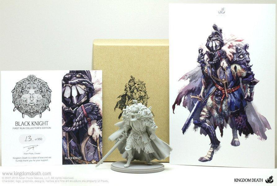 Kingdom Death Monster: Black Knight Expansion (detaliczne zamówienie w przedsprzedaży) Rozszerzenie gry planszowej Kickstarter Kingdom Death