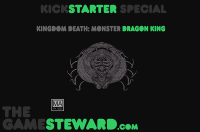 Kingdom Death Monster: Dragon King bővítés kiskereskedelmi társasjáték -bővítés Kingdom Death