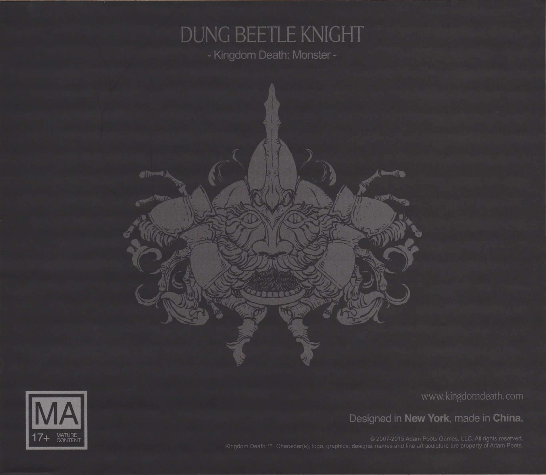 Kingdom Death Monster: Dung Beetle Expansion Retail Board Game Expansion Kingdom Death