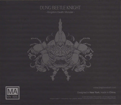 Kingdom Death Monster: Dung Beetle -laajennus vähittäiskaupan lautapelin laajennus Kingdom Death