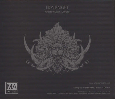 Kingdom Death Monster: Lion Knight Expansion Retail Board Game Expansion Kingdom Death