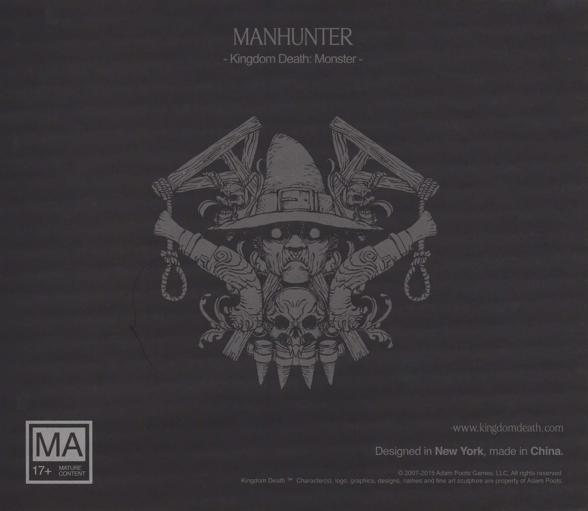 Kingdom Death Monster: Manhunter Expansion Retail Board Game Expansion Kingdom Death