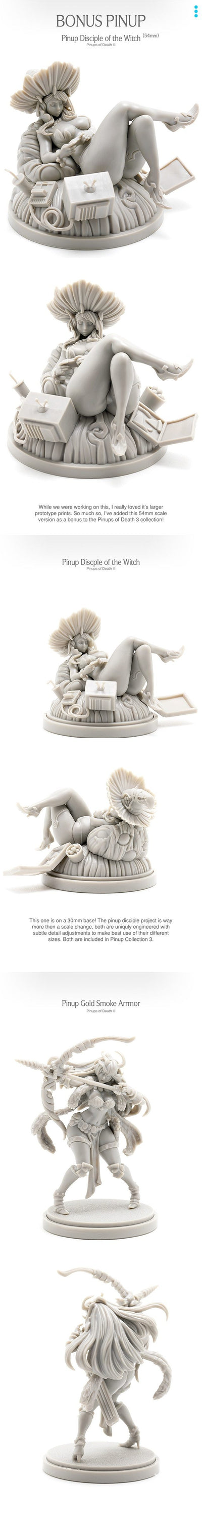 Kingdom Death Monster: Pinups of Death III (Kickstarter-Vorbestellungsspecial) Kickstarter-Brettspiel-Supplement Kingdom Death