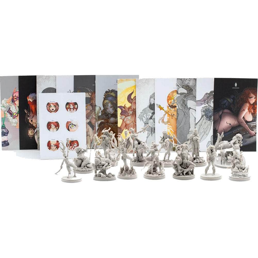 Kingdom Death Monster: Pinups of Death Iv Kickstarter Board Game 