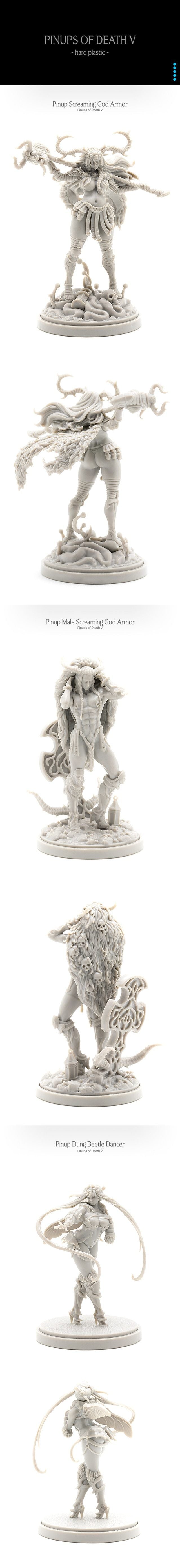 Kingdom Death Monster: Pinups of Death V (Speciale pre-ordine Kickstarter) Kickstarter Board Game Supplemento Kingdom Death