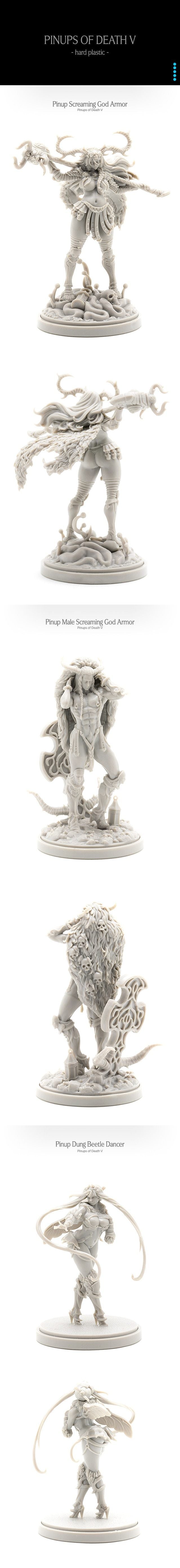 Kingdom Death モンスター：Pinups of DeathV（Kickstarter Pre-Order Special）Kickstarterボードゲームサプリメント Kingdom Death